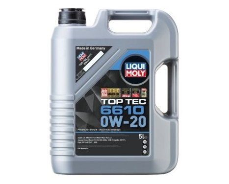 Motor oil Liqui Moly Top Tec 6610 0W-20 C5 5L