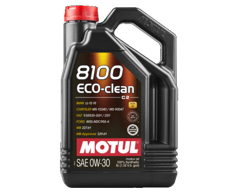 Motor oil Motul 8100 ECO-clean C2 0W30 5L, Image 2