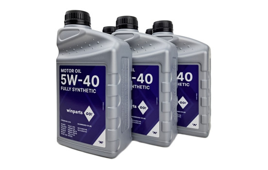 Motor oil Winparts GO! 5W40 Full synthetic A3/B3 5L, Image 2