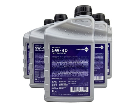 Motor oil Winparts GO! 5W40 Full synthetic A3/B3 5L, Image 3
