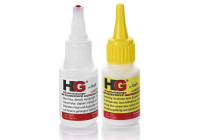 Weld seam from the bottle plastic glue - large