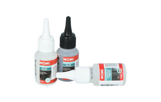 Womi 3-Piece Super Glue Filler Set