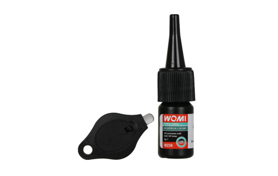 Womi UV superglue +UV Lamp 3gr.