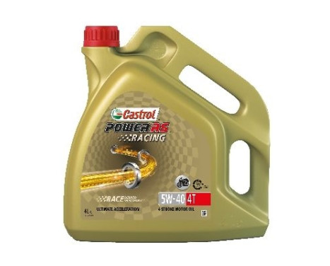 Castrol Engine Oil Power RS Racing 4T 5W40 4L 14DAE8, Image 2