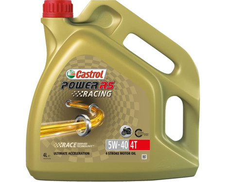 Castrol Engine Oil Power RS Racing 4T 5W40 4L 14DAE8, Image 2