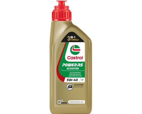 Castrol Scooter Oil Power RS 4T 5W40 1-Liter 155BBB, Image 3