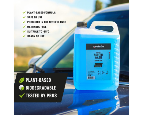 Airolube Windshield Washer Fluid Antifreeze Ready to Use -15 °C 5L, Image 2