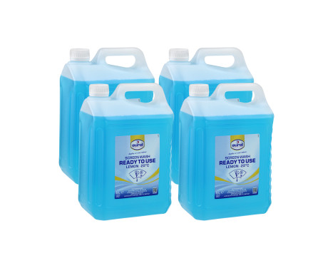 Eurol Bio Windscreen Washer Fluid Anti-freeze Value Pack -22°C 4x 5L