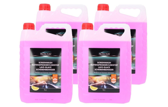 Protecton Windscreen Washer Fluid Summer Value Pack 4 x 5L