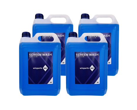 Winparts GO! Bio Windshield Washer Fluid Antifreeze -15°C 4x 5L