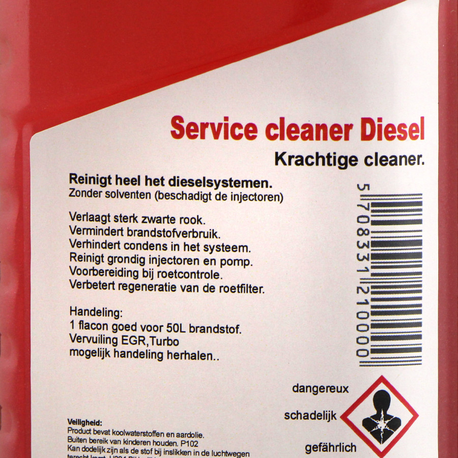 Lindemann Service Cleaner Diesel 400ml Winparts.nl Additieven