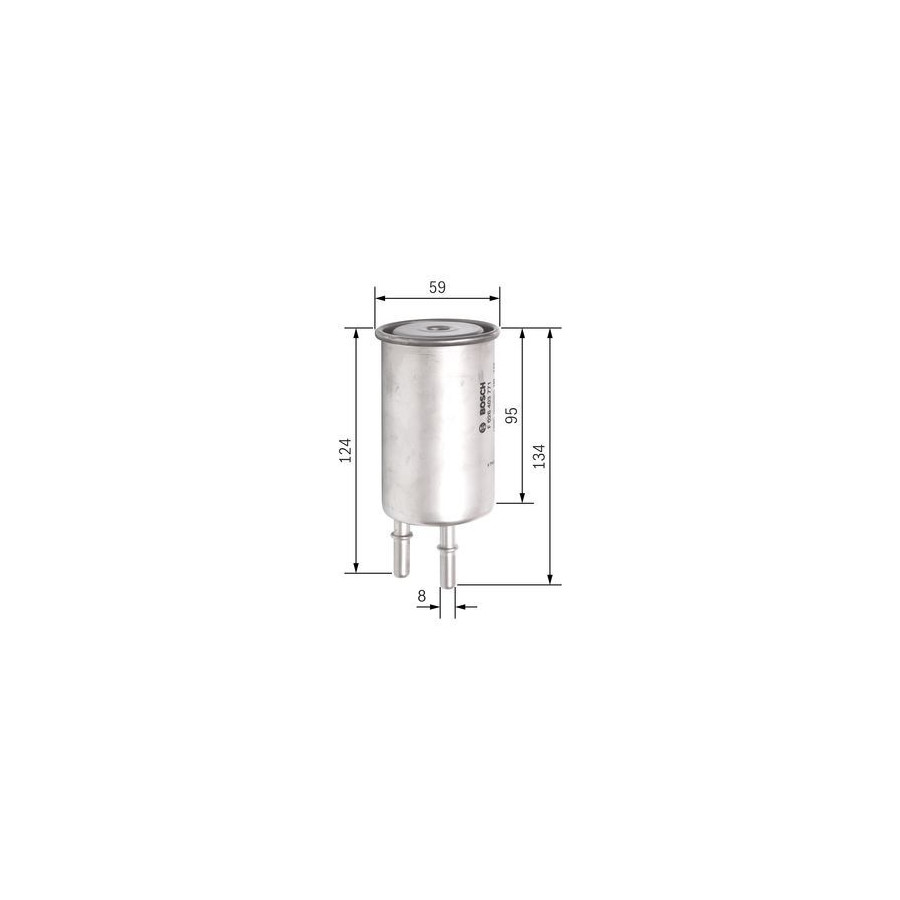 Brandstoffilter F3771 Bosch voor o.a. VOLVO Winparts