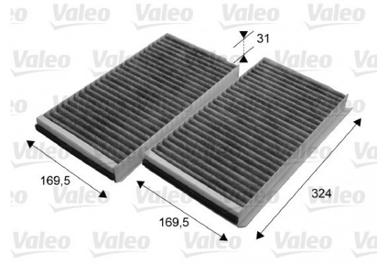 CABIN AIR FILTER: BMW GROUP 698864 Valeo