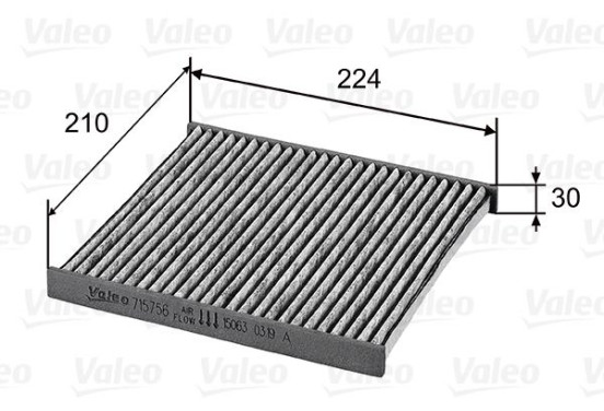 Interieurfilter 715756 Valeo