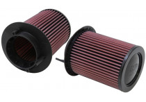 K&N vervangingsfilter passend voor Audi R8 4.2L V8 2009-2012 (Set 2 stuks) (E-0668)