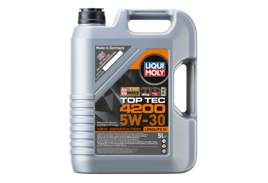 Motorolie Liqui Moly Top Tec 4200 5W30 C3 5L, afbeelding 3