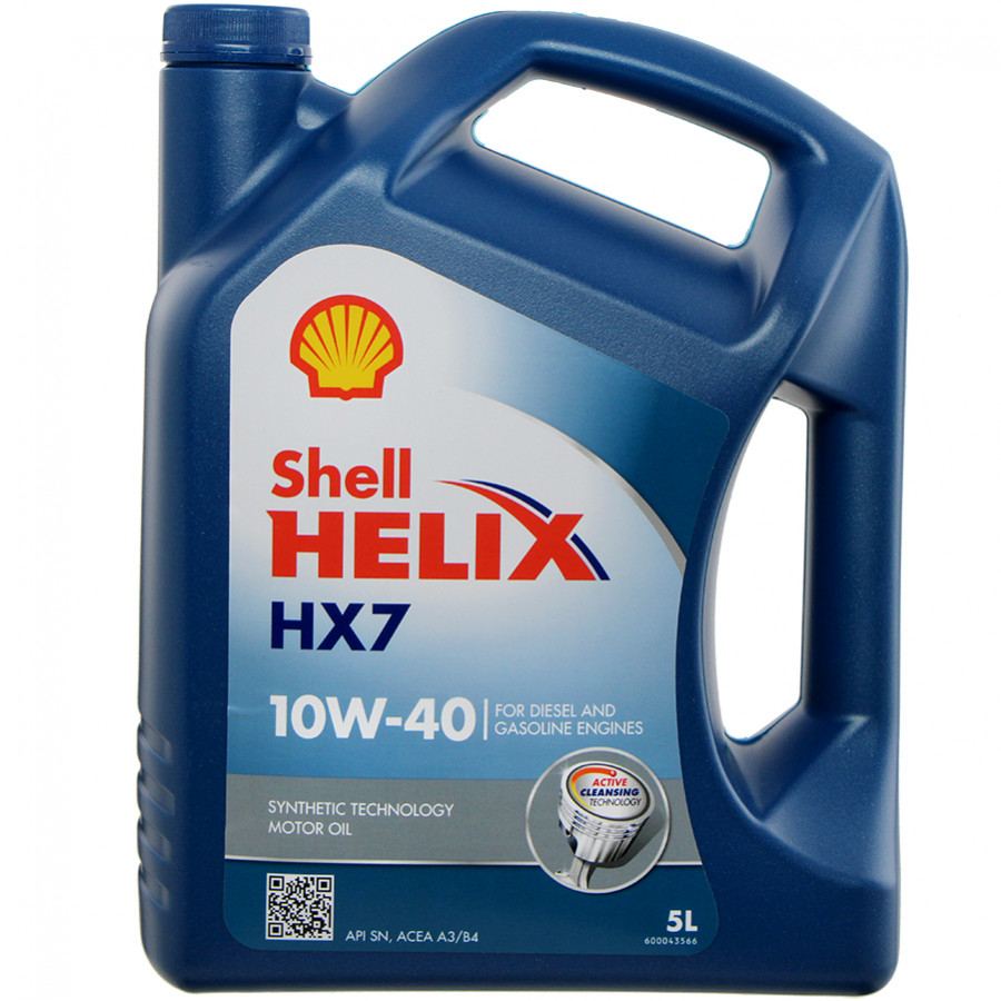 Motorolie SHELL HELIX HX7 10W40 A3/B4 5L