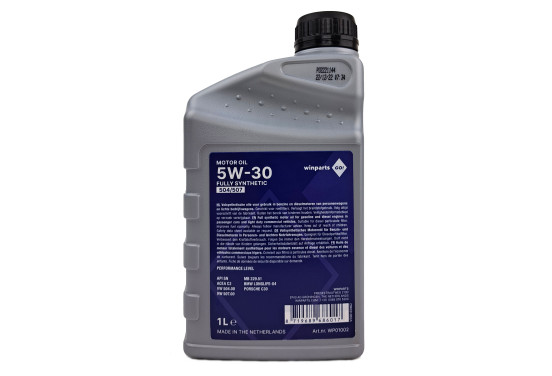 Motorolie Winparts GO! 5W30 Fullsynthetic Longlife 5L, afbeelding 6