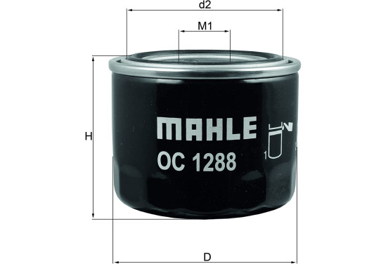 Oliefilter OC 1288 Mahle