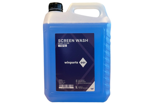 Winparts GO!  Bio Ruitenwisservloeistof Anti-vries -15C 4x 5L, afbeelding 2