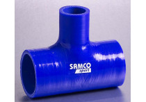 Samco Silicon T-Stuk blauw 76/25 102mm
