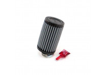 K&N universeel cilindrisch filter 32mm 20 graden aansluiting, 76mm uitwendig, 127mm Hoogte (RU-0110)