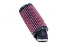 K&N universeel cilindrisch filter 43mm aansluiting, 40 graden flens, 76mm, 152mm Hoogte (R-1030)