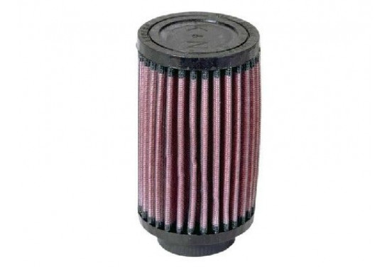 K&N universeel cilindrisch filter 43mm aansluiting, 76mm uitwendig, 127mm Hoogte (RU-0210)