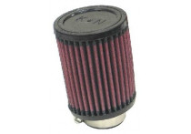 K&N universeel cilindrisch filter 45mm 10 graden aansluiting, 89mm uitwendig, 114mm Hoogte (RU-1030)
