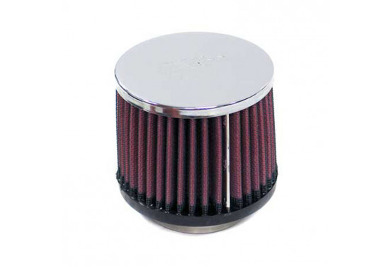 K&N universeel cilindrisch filter 52mm aansluiting, 89mm uitwendig, 76mm Hoogte (RC-1150)