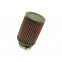 K&N universeel cilindrisch filter 57mm 20 graden aansluiting, 89mm uitwendig, 127mm Hoogte (RU-1710)