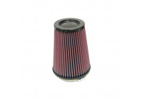 K&N universeel conisch filter 102mm aansluiting, 137mm Bodem, 102mm Top, 178mm, carbon top (RP-4970)