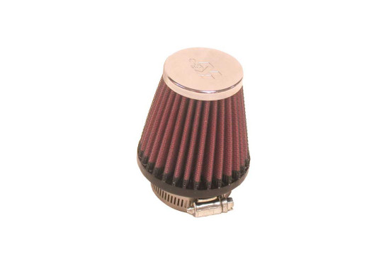 K&N universeel conisch filter 48mm aansluiting, 76mm Bodem, 51mm Top, 76mm Hoogte (RC-1090)