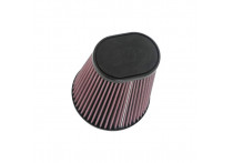 K&N universeel conisch filter offset 89mm aansluiting, 146mm Bodem, 114mm Top, 178mm Hoogte (RU-1033