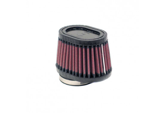 K&N universeel ovaal/conisch filter 54mm aansluiting, 102mm x 76mm, offset rechts (RU-3000)