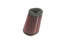 K&N universeel ovaal/conisch filter 62mm 20 graden aansluiting, 114mm x 95mm Bodem, 89mm x 64mm Top,