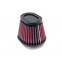 K&N universeel ovaal/conisch filter 62mm aansluiting, 114mm x 95mm Bodem, 89mm x 64mm Top, 89mm Hoog