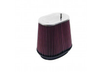 K&N universeel ovaal/conisch filter met Ovale aansluiting, 165mm x 102mm, 140mm x 197mm Bodem, 171mm