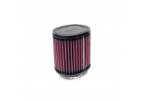 K&N universeel ovaal filter 62mm aansluiting, 114mm x 95mm, 127mm Hoogte (RU-1180)