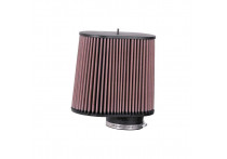 K&N universeel ovaal filter met 102mm aansluiting offset, 241mm x 171mm Bodem, 229mm x 140mm Top, 22