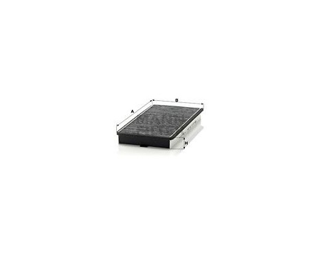 Filtre à Air D'habitacle MANN-FILTER CU 3340 - Pour Peugeot 406 Et Autres - Filtration Pollen, Particules, Qualité Premium