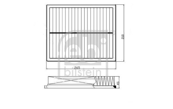 Filtre à air 172767 FEBI, Image 3