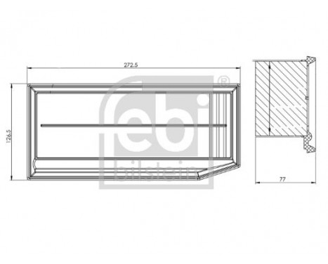 Filtre à air 174599 FEBI, Image 3