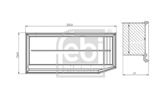 Filtre à air 174599 FEBI, Image 3