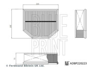 Filtre à air ADBP220223 Blue Print