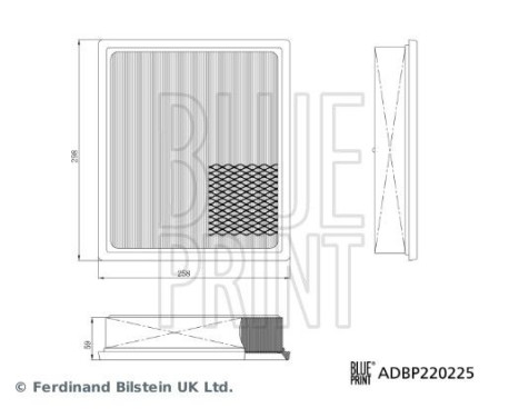 Filtre à air ADBP220225 Blue Print