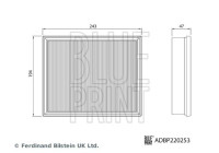 Filtre à air ADBP220253 Blue Print