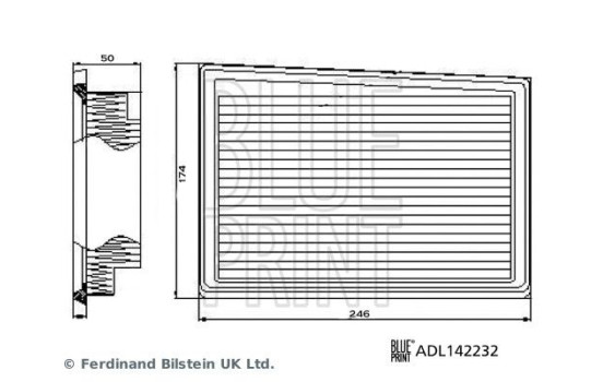 Filtre à air ADL142232 Blue Print, Image 4