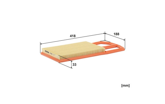 Filtre à air AP 183 Filtron, Image 3