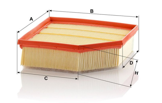 Filtre à air C 23 129 MANN-FILTER, Image 3